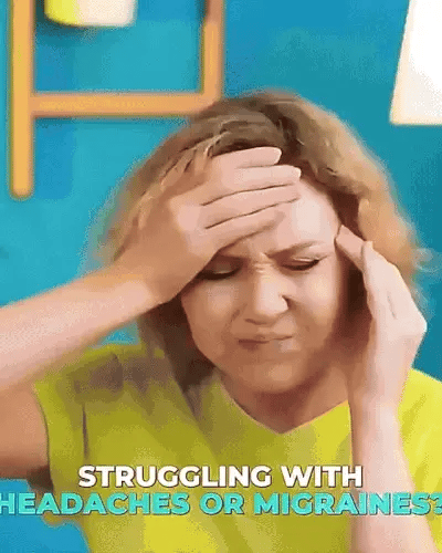 Gel Ice Covered Instant Headache Relief Mask