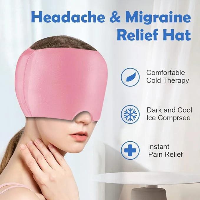 Gel Ice Covered Instant Headache Relief Mask