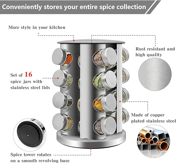 16-Jar Spice Storage