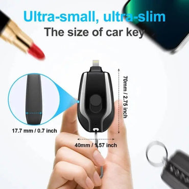 Emergency Portable Key Chain Charger - RashidExpress