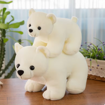 White Polar Bear Stuffed Plush - RashidExpress