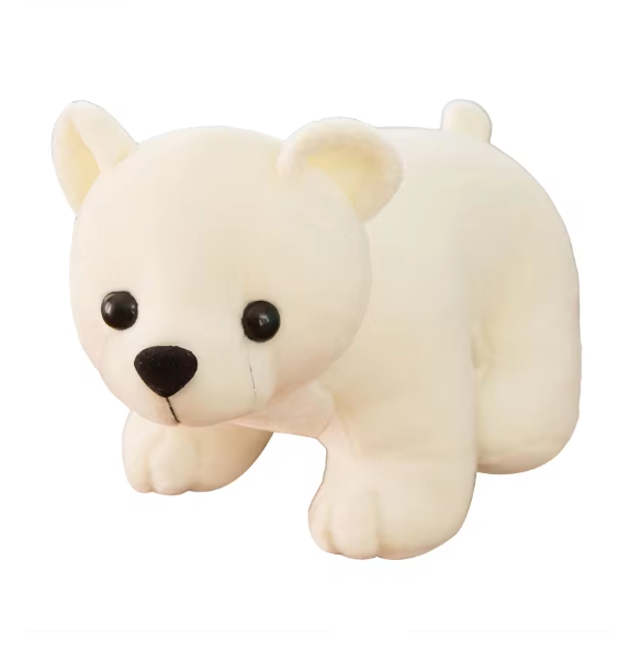 White Polar Bear Stuffed Plush - RashidExpress