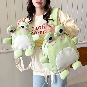 Cute Cute Cartoon Frog Backpack