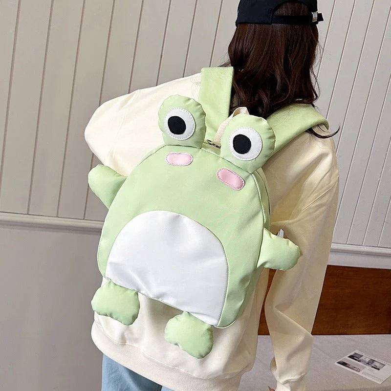 Cute Cute Cartoon Frog Backpack