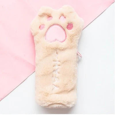 Cute Plush Cat's Paw Bag