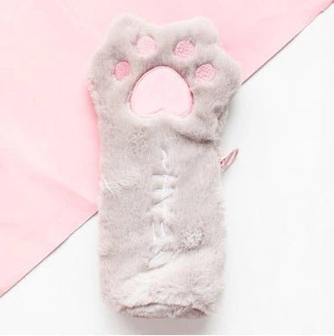 Cute Plush Cat's Paw Bag