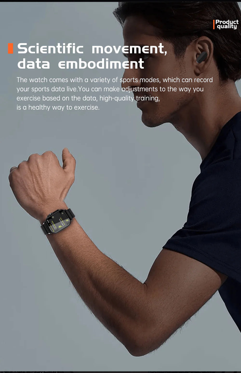 Hepu - 2-in-1 Smart Watch