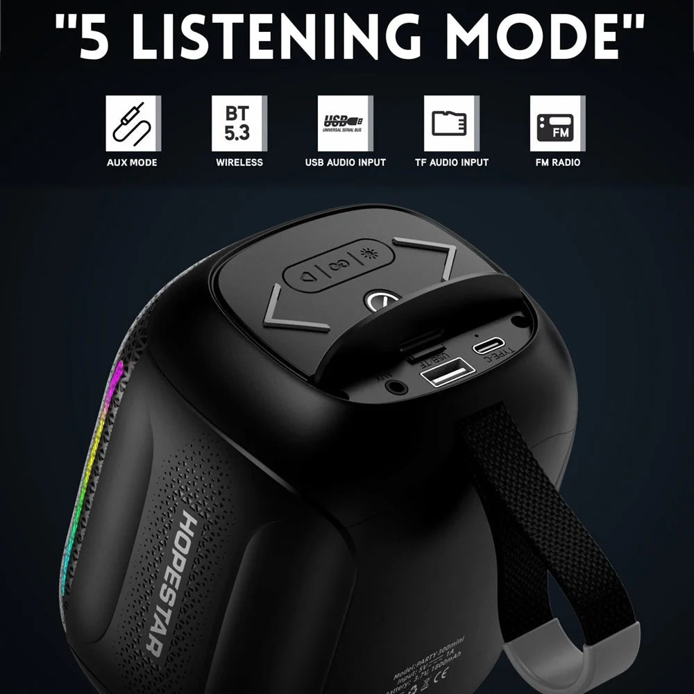 Hopestar - Party 300 Mini Portable Bluetooth Speaker