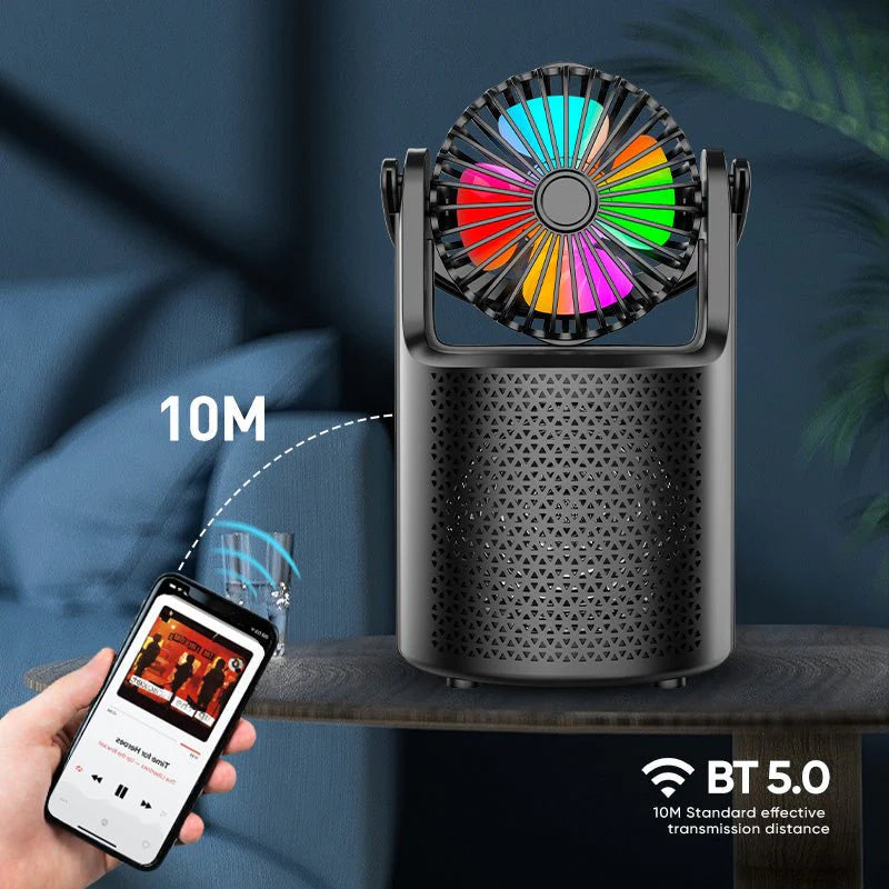 Mini Speaker With Fan
