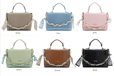 New Solid Bag With Chain - RashidExpress