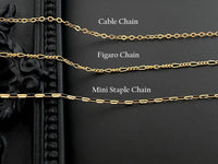 18K Gold & Small Plated Ghost Ghost Pendant Necklace