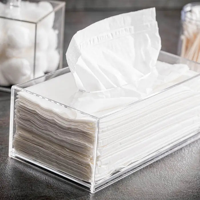 Clear Tek Acrylic Tissue Box - RashidExpress