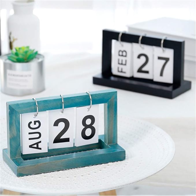 Wooden Vintage Home Calendar - RashidExpress