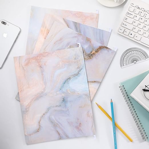 Marble Pattern Notebook Large (4Pc) - RashidExpress