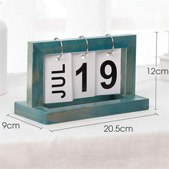 Wooden Vintage Home Calendar - RashidExpress