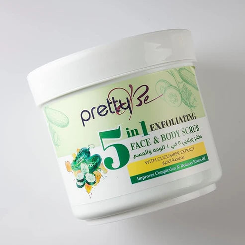 5 in 1 Exfoliating Face & Body Scrub