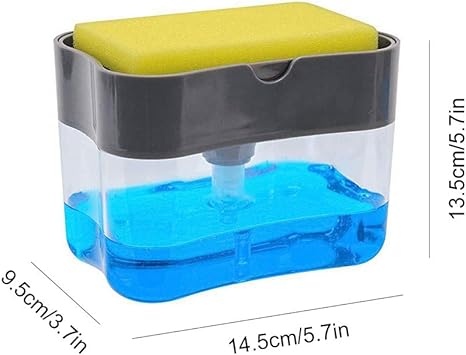 Soap Pump And Sponge Holder - RashidExpress