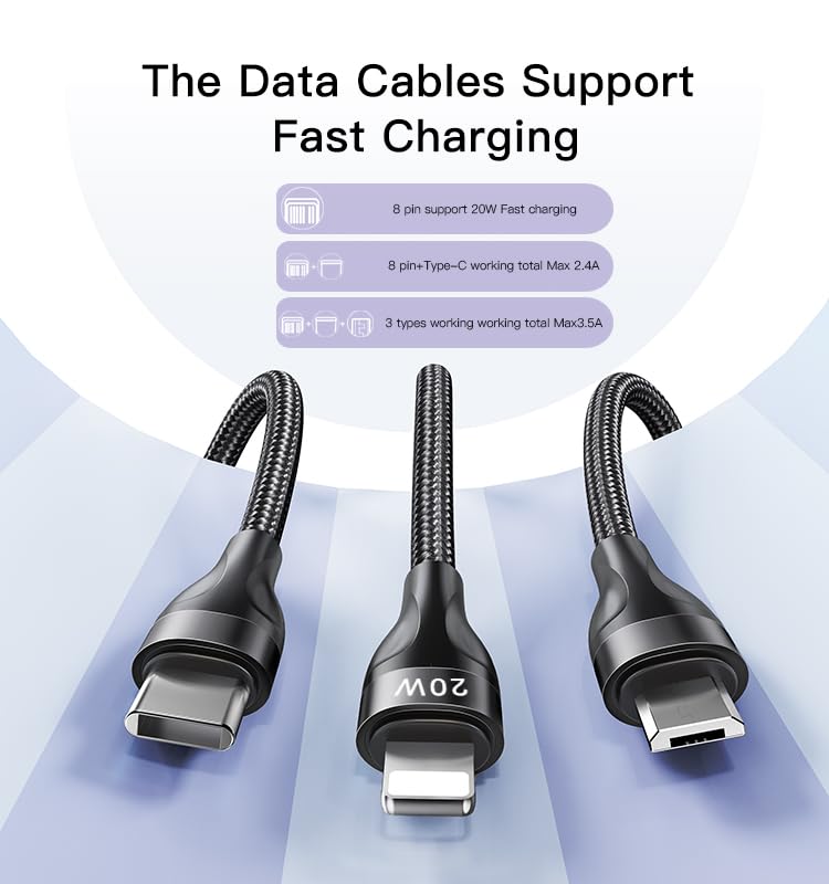 3 In 1 Data Cable