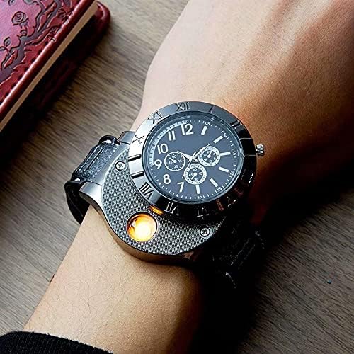 New Military USB Lighter Watch Men's - RashidExpress