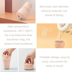 Travel Silicone Folding Cup - RashidExpress