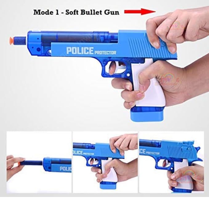 2-in-1 Police Gun - RashidExpress