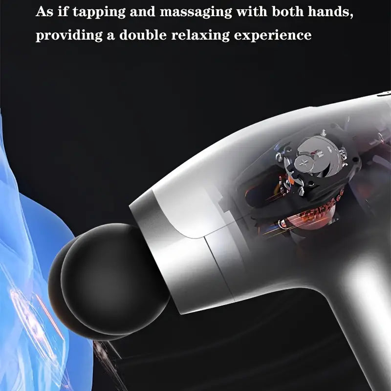 Electric Double Muscle Massager Gun - RashidExpress