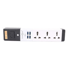 Smart 3 Sockets 4 USB Port - RashidExpress