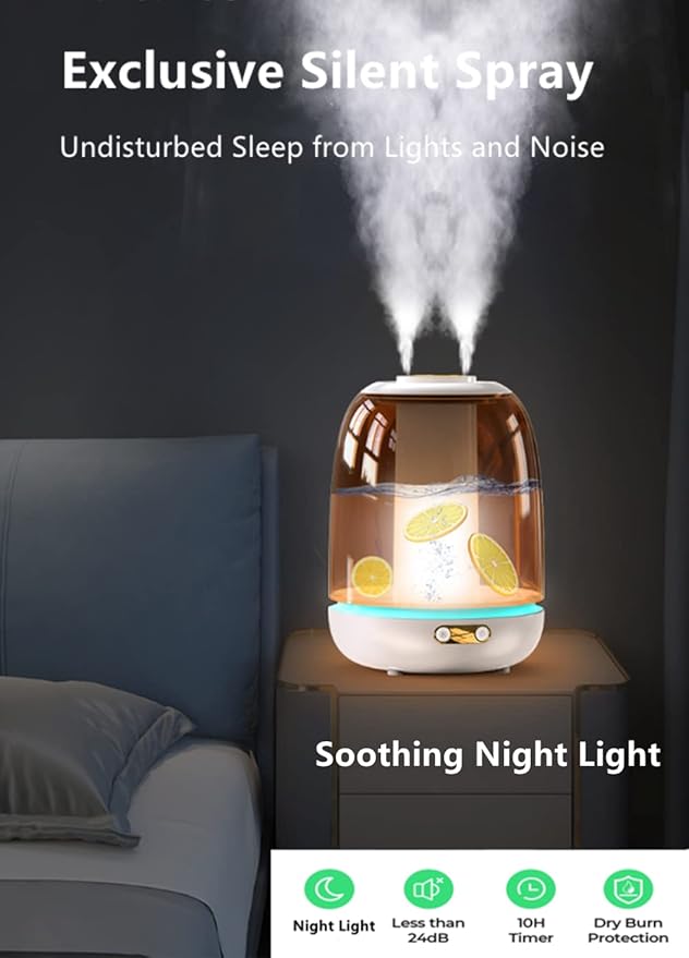 Ultra-Sonic Room Humidifier - RashidExpress