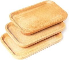 Rectengular Wooden Serving Tray(1 pcs) - RashidExpress