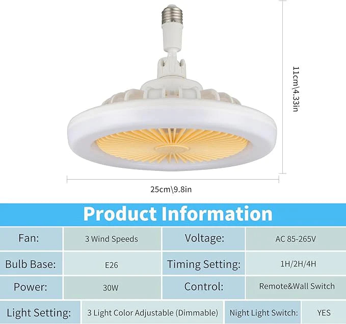 LED Multi-Function Fan Light - RashidExpress