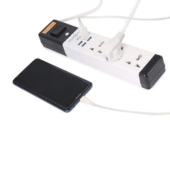 Smart 3 Sockets 4 USB Port - RashidExpress