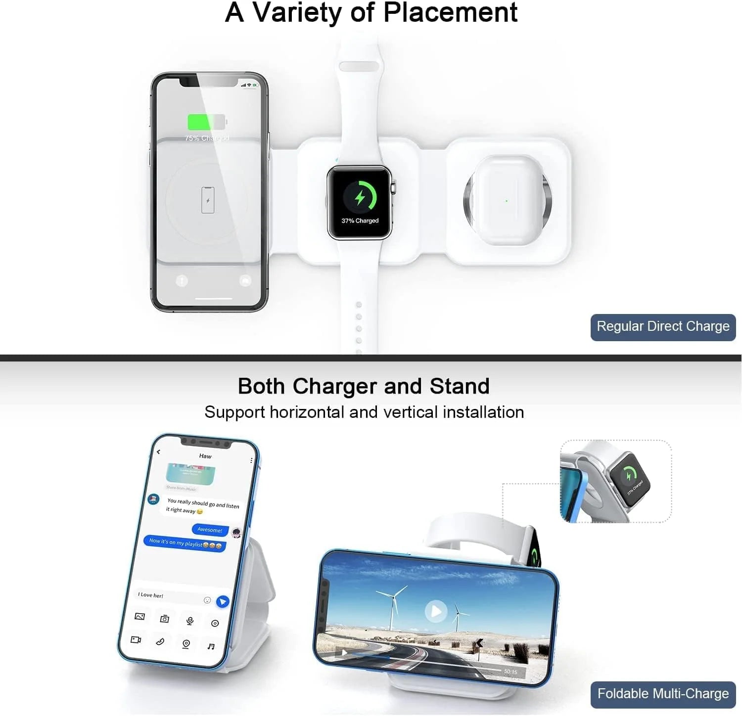 3-in-1 Wireless Charging Pad - RashidExpress