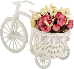 Hand Made Beautiful Bike Vase With Flowers - RashidExpress