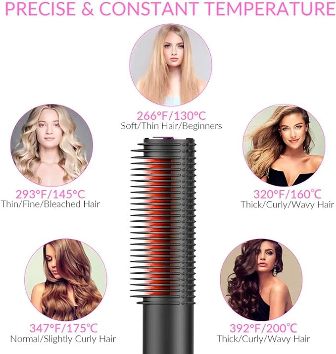 Hair Curler Brush - RashidExpress