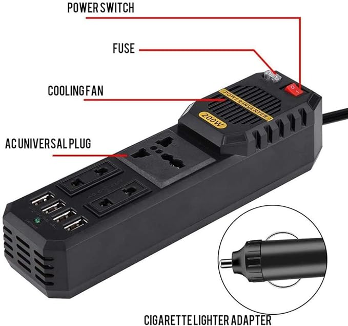 200W Power Inverter - RashidExpress