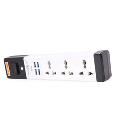 Smart 3 Sockets 4 USB Port - RashidExpress