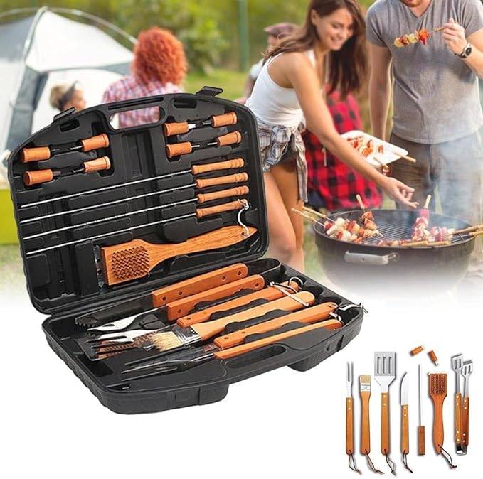 BBQ Wooden Handle Tools - RashidExpress