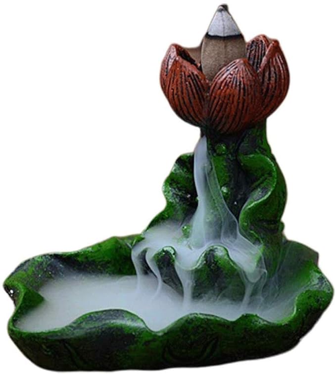 Leaf Shaped Backflow Incense Burner - RashidExpress