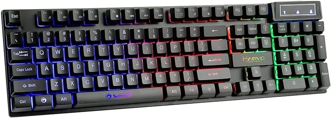 Rainbow Gaming Keyboard & Mouse - RashidExpress