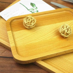 Rectengular Wooden Serving Tray(1 pcs) - RashidExpress