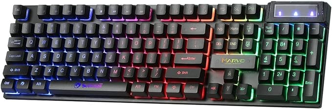 Rainbow Gaming Keyboard & Mouse - RashidExpress