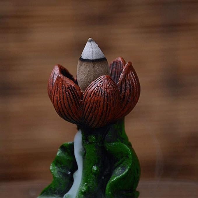 Leaf Shaped Backflow Incense Burner - RashidExpress