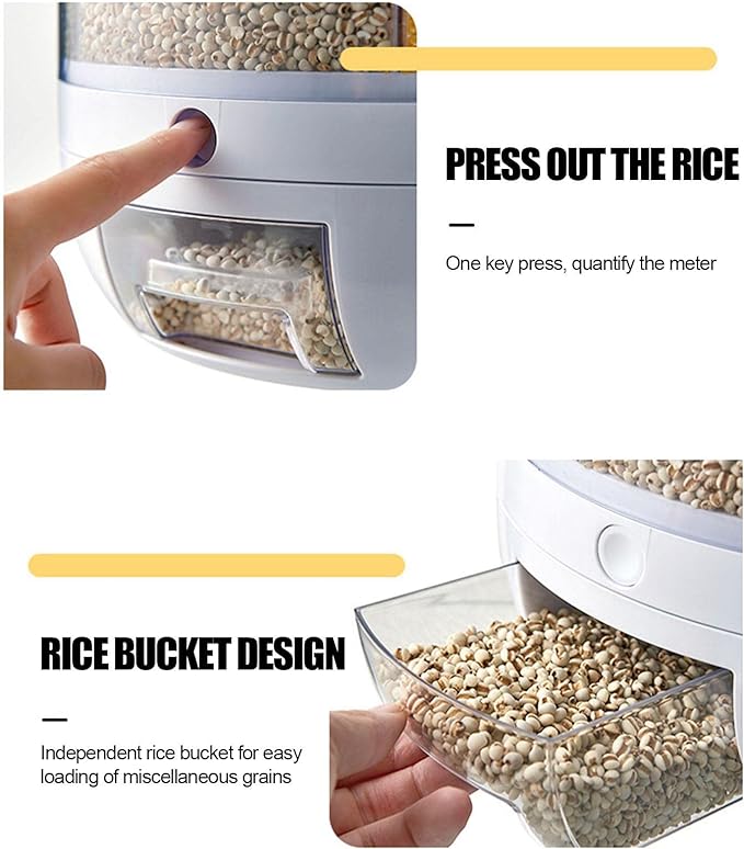 Rotating Food Storage Dispenser - RashidExpress