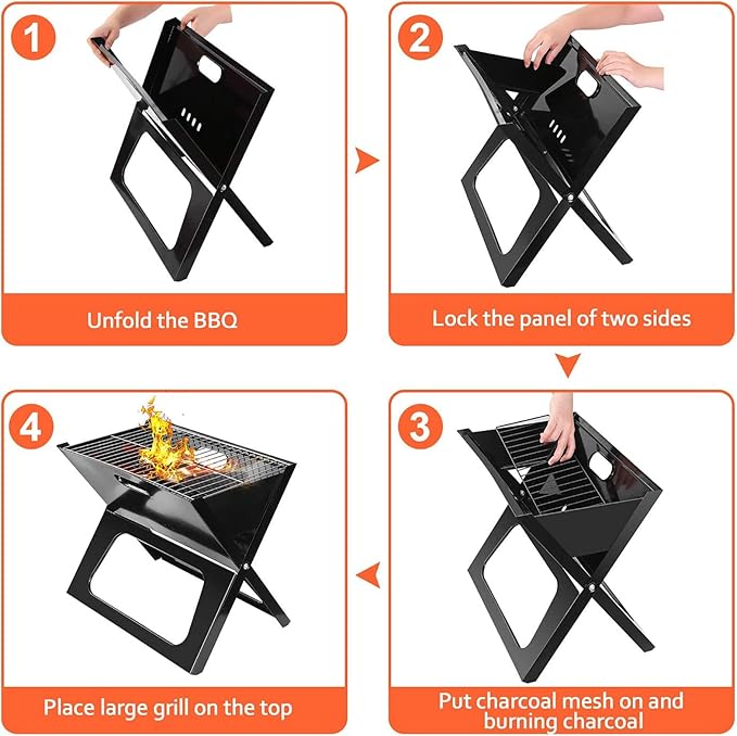 Foldable Charcoal Grill