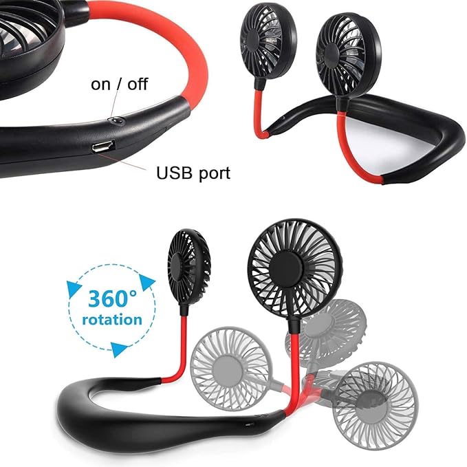 Pinlife Sports Neck Fan - RashidExpress