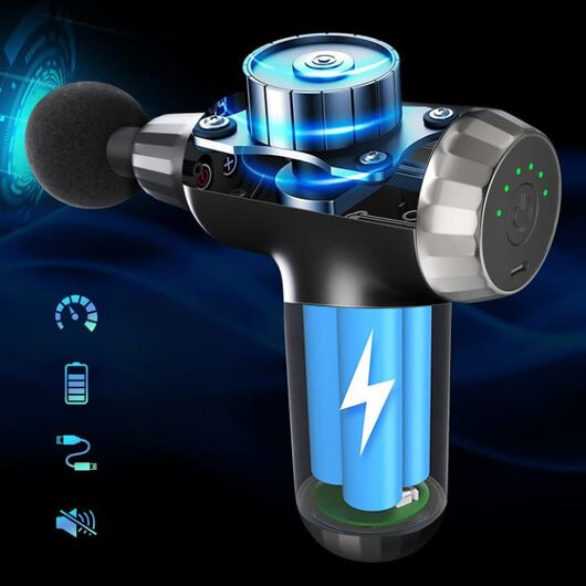 Muscle Massage Gun with 4 Heads FH-820 - RashidExpress