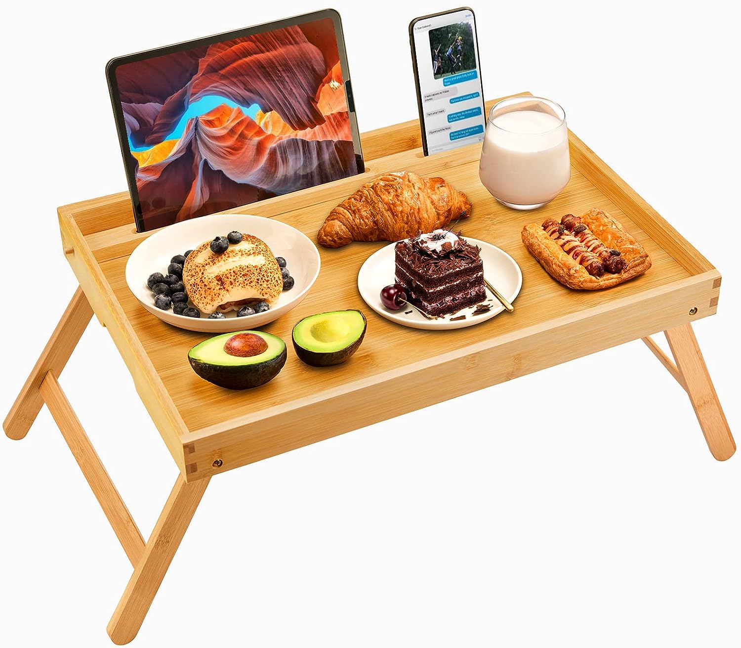 Bamboo Bed Tray Table - RashidExpress