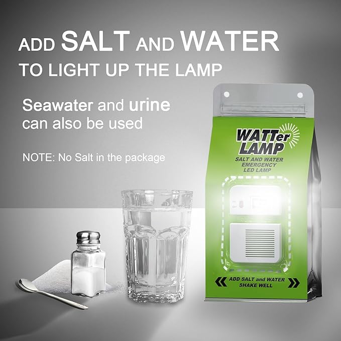 Salt and Water LED Lamp - RashidExpress