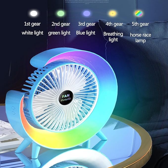 Colorful Desktop Fan - RashidExpress