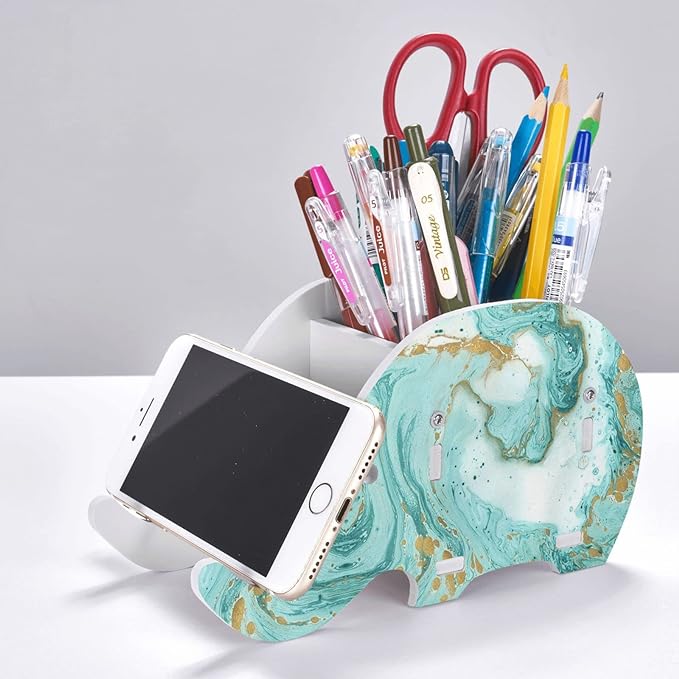 Elephant Pen Holder Storage Box - RashidExpress